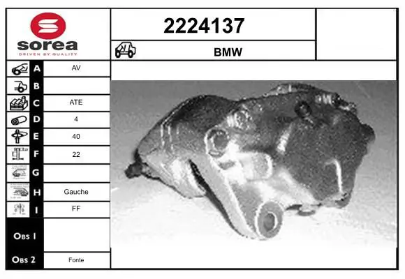 Handler.Part Brake caliper EAI 2224137 1