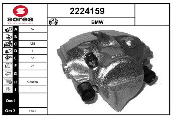 Handler.Part Brake caliper EAI 2224159 1