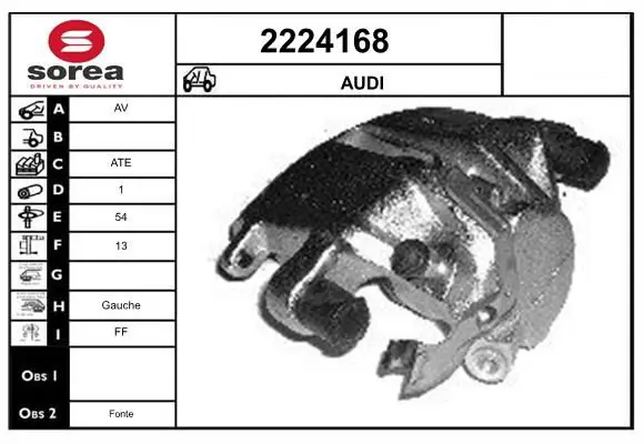 Handler.Part Brake caliper EAI 2224168 1