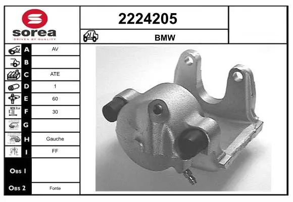 Handler.Part Brake caliper EAI 2224205 1