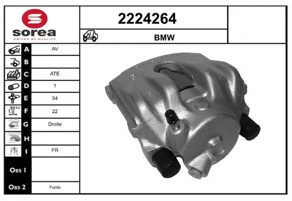 Handler.Part Brake caliper EAI 2224264 1