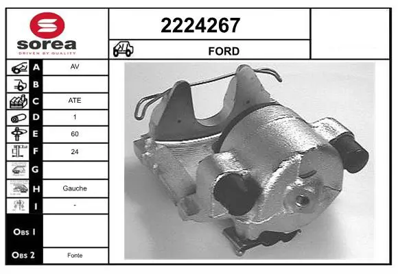 Handler.Part Brake caliper EAI 2224267 1