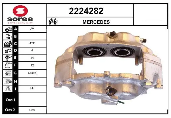 Handler.Part Brake caliper EAI 2224282 1