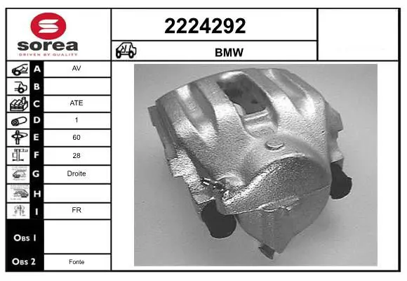 Handler.Part Brake caliper EAI 2224292 1