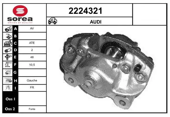 Handler.Part Brake caliper EAI 2224321 1