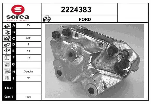 Handler.Part Brake caliper EAI 2224383 1