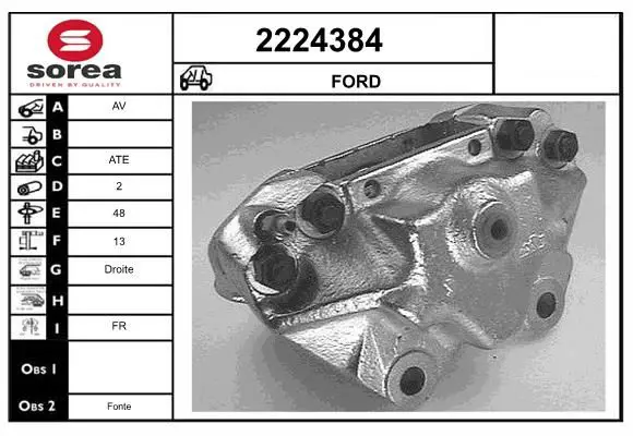 Handler.Part Brake caliper EAI 2224384 1