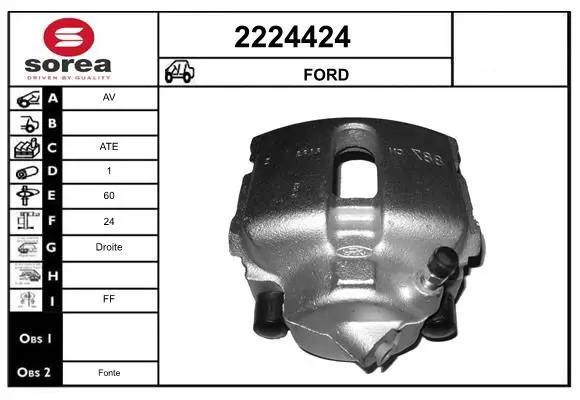 Handler.Part Brake caliper EAI 2224424 1