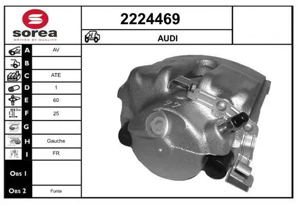 Handler.Part Brake caliper EAI 2224469 1