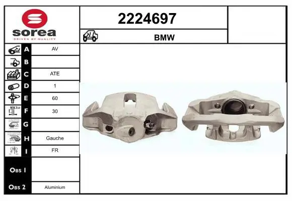 Handler.Part Brake caliper EAI 2224697 1