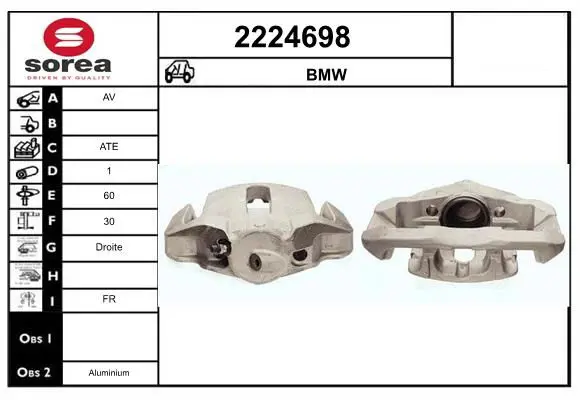 Handler.Part Brake caliper EAI 2224698 1