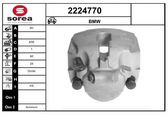 Handler.Part Brake caliper EAI 2224770 1