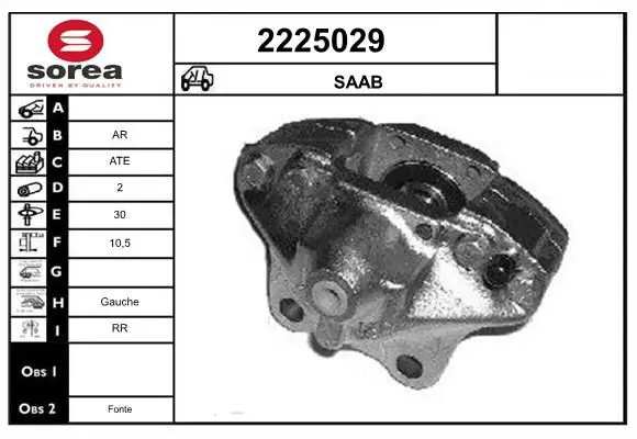 Handler.Part Brake caliper EAI 2225029 1