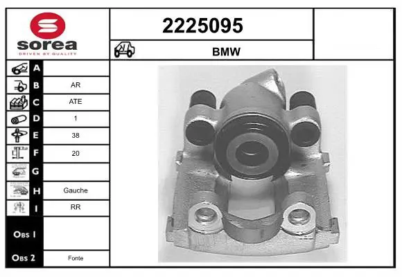 Handler.Part Brake caliper EAI 2225095 1