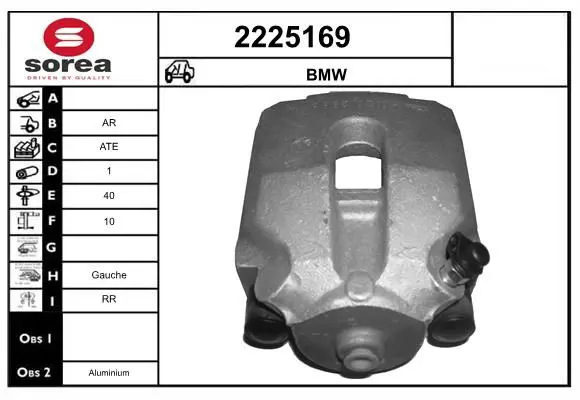 Handler.Part Brake caliper EAI 2225169 1