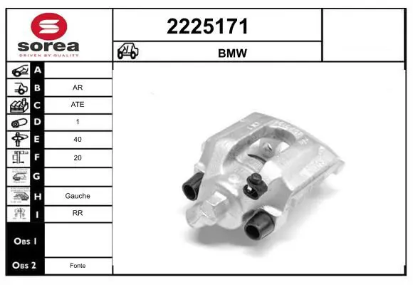 Handler.Part Brake caliper EAI 2225171 1