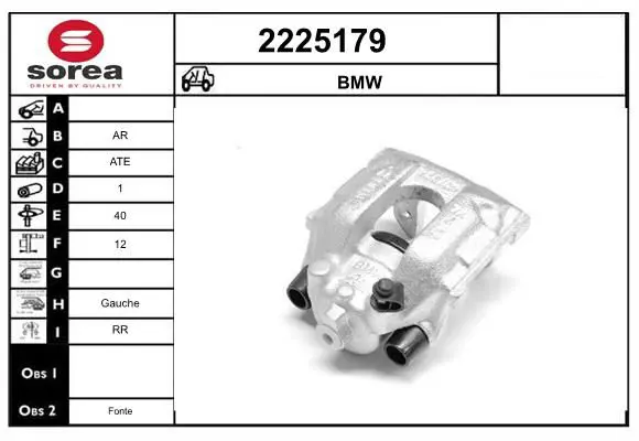 Handler.Part Brake caliper EAI 2225179 1