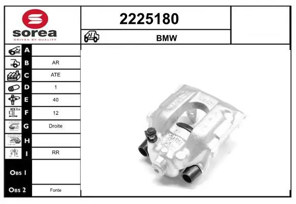 Handler.Part Brake caliper EAI 2225180 1