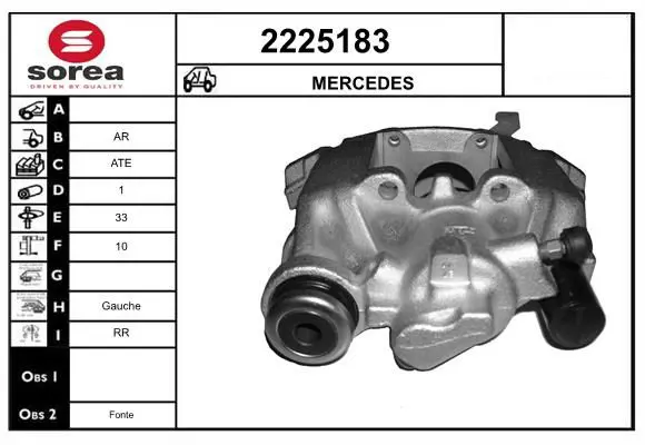 Handler.Part Brake caliper EAI 2225183 1