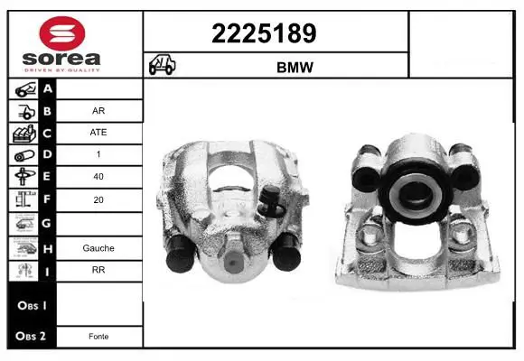 Handler.Part Brake caliper EAI 2225189 1