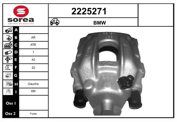 Handler.Part Brake caliper EAI 2225271 1