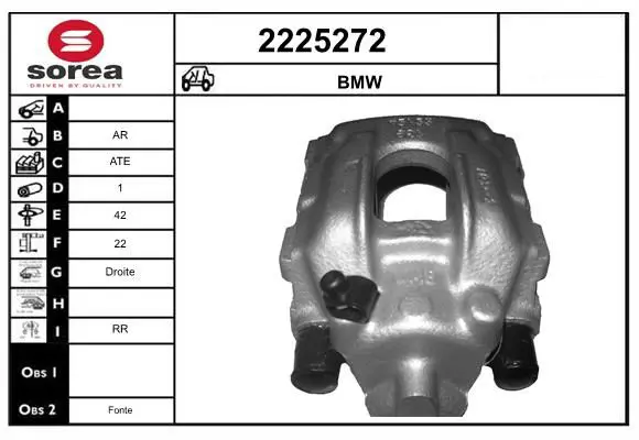 Handler.Part Brake caliper EAI 2225272 1