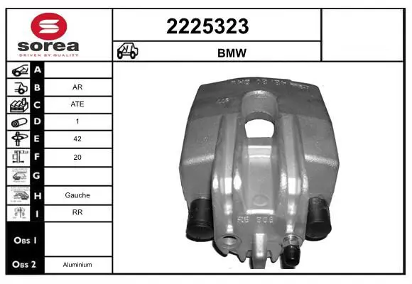 Handler.Part Brake caliper EAI 2225323 1