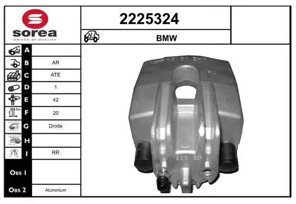 Handler.Part Brake caliper EAI 2225324 1