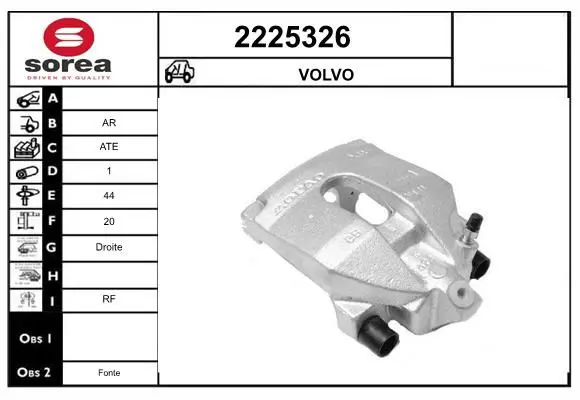 Handler.Part Brake caliper EAI 2225326 1