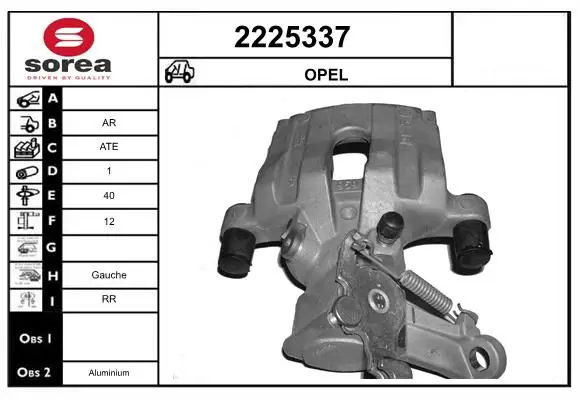 Handler.Part Brake caliper EAI 2225337 1