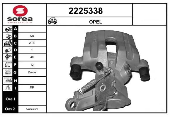 Handler.Part Brake caliper EAI 2225338 1