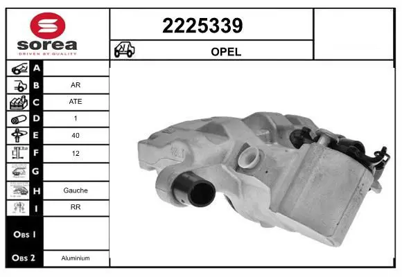 Handler.Part Brake caliper EAI 2225339 1