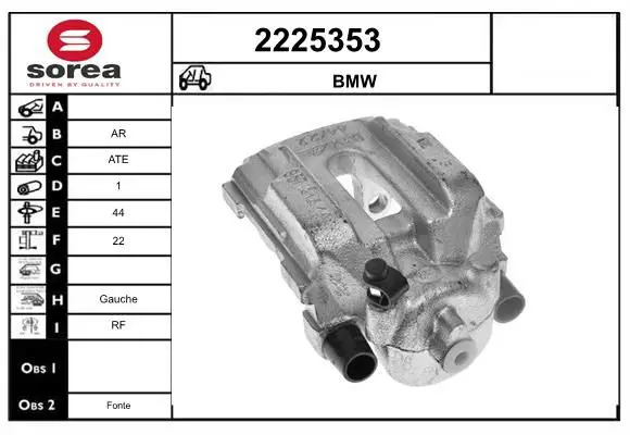 Handler.Part Brake caliper EAI 2225353 1