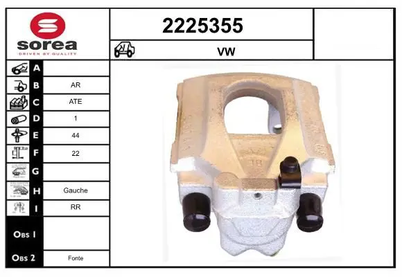 Handler.Part Brake caliper EAI 2225355 1