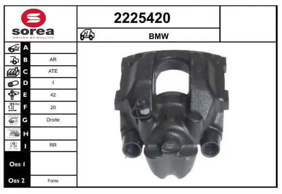 Handler.Part Brake caliper EAI 2225420 1