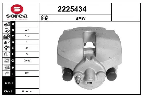 Handler.Part Brake caliper EAI 2225434 1