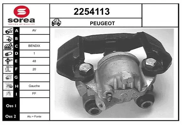 Handler.Part Brake caliper EAI 2254113 1