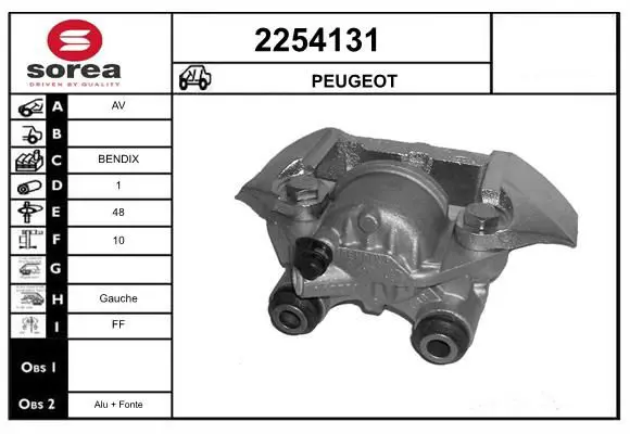 Handler.Part Brake caliper EAI 2254131 1