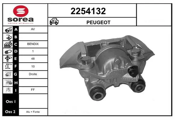 Handler.Part Brake caliper EAI 2254132 1