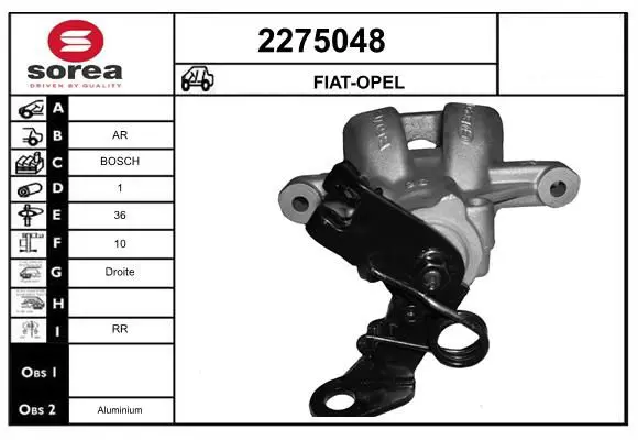 Handler.Part Brake caliper EAI 2275048 1