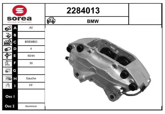 Handler.Part Brake caliper EAI 2284013 1