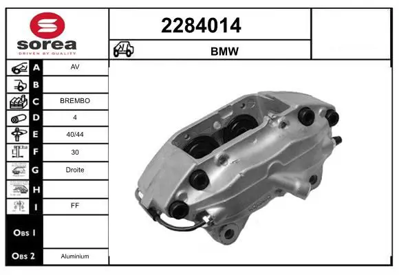 Handler.Part Brake caliper EAI 2284014 1