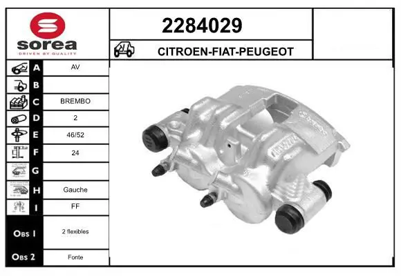 Handler.Part Brake caliper EAI 2284029 1