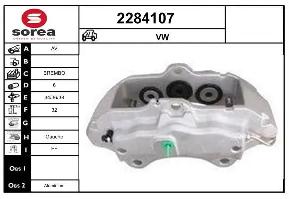 Handler.Part Brake caliper EAI 2284107 1