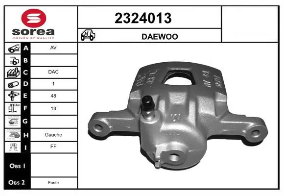 Handler.Part Brake caliper EAI 2324013 1