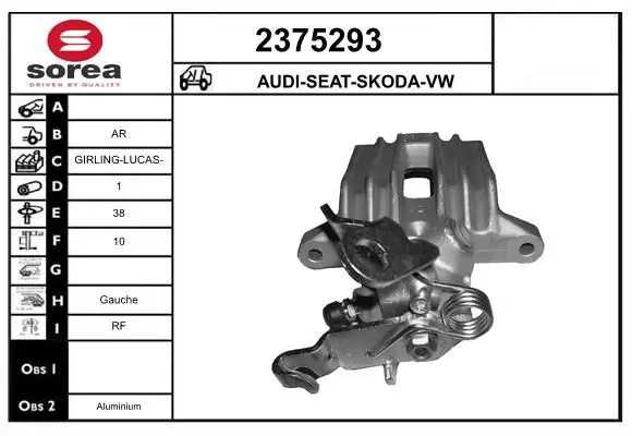 Handler.Part Brake caliper EAI 2375293 1