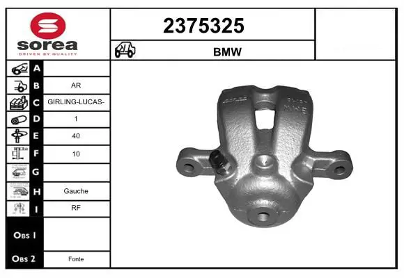 Handler.Part Brake caliper EAI 2375325 1