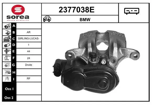 Handler.Part Brake caliper EAI 2377038E 1