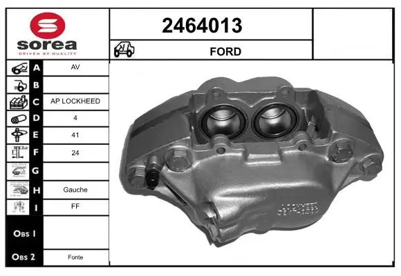 Handler.Part Brake caliper EAI 2464013 1