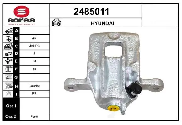 Handler.Part Brake caliper EAI 2485011 1